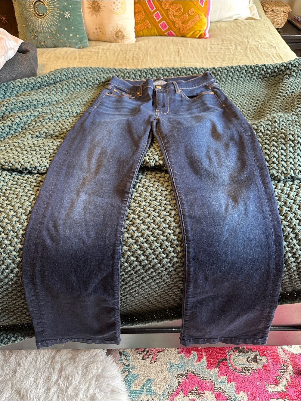 Seven for all mankind dark wash jeans